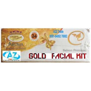 Gold Kit, Gold 24K Aroma Facial Kit-Crown-For Fairness, Glowing Complexion, Bright Skin, Beauty Product, Gold Face Pack, Buy 1 Get 1 Free
